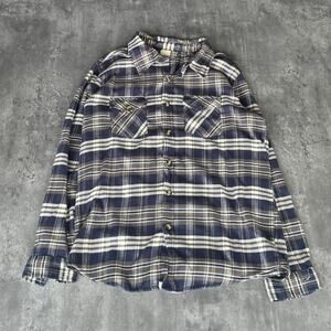 Vintage Brown & Blue Open Trails Essential Flannel Shirt